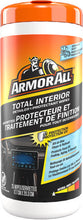Load image into Gallery viewer, Armor All AWDTSAC-25-1CAN Total Interior Detailer and Protectant Wipes, 25 Count Canister