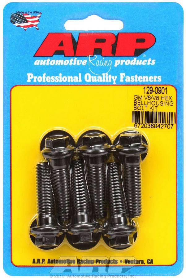 ARP 129-0901 Bellhousing Bolt Kit - 6pt. GM V6/V8