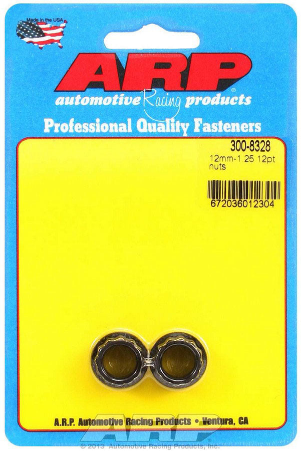 ARP 300-8328 M12 x 1.25 12pt Nut Kit 2pk