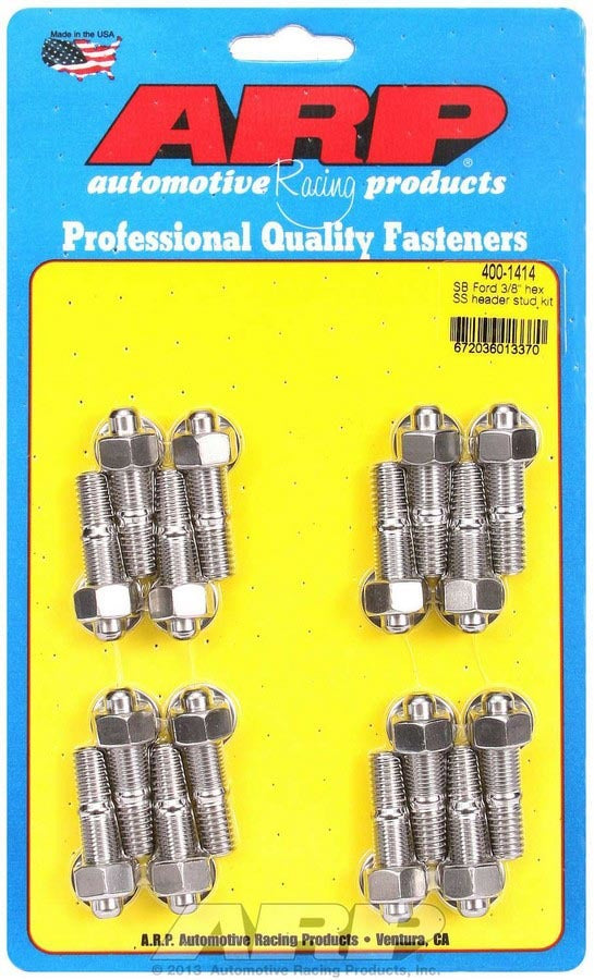 ARP 400-1414 S/S Header Stud Kit - 3/8in x 1.670in OAL (16)
