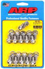 Load image into Gallery viewer, ARP 435-1802 BBC S/S Oil Pan Bolt Kit 6pt.