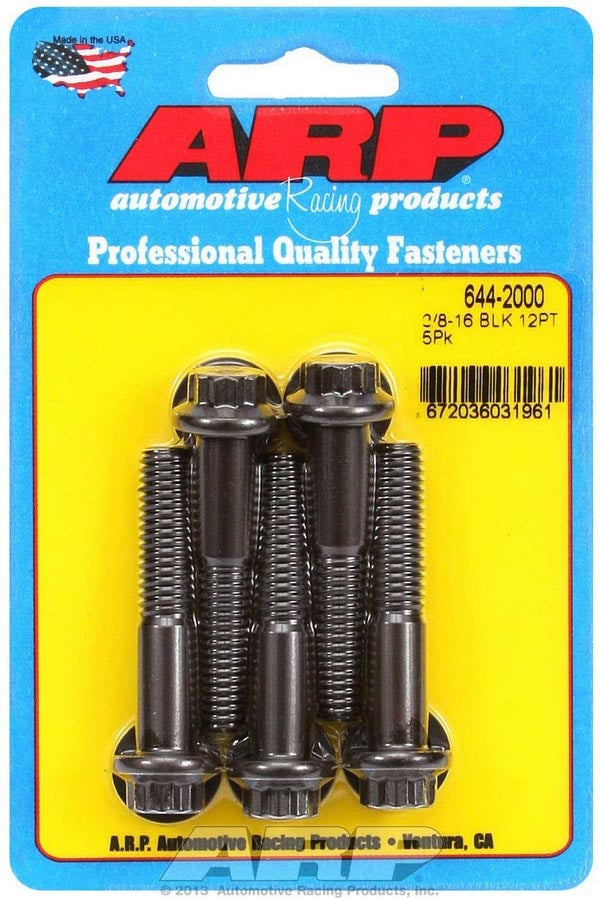 ARP 644-2000 Bolt Kit - 12pt. (5) 3/8-16 x 2.000