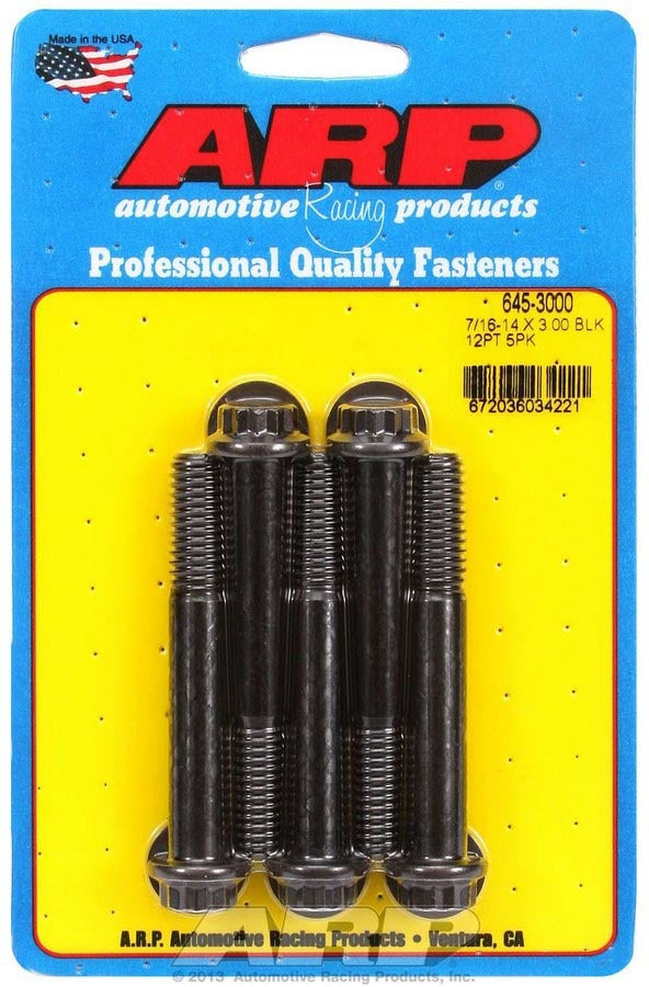 ARP 645-3000 Bolt Kit 12pt 5pk 7/16-14 x 3.000