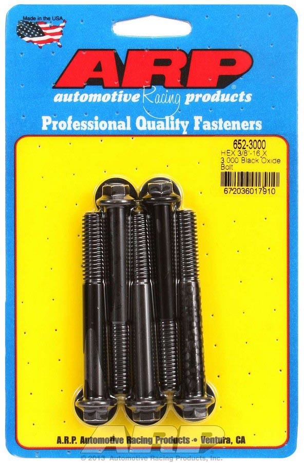 ARP 652-3000 Bolt Kit - 6pt. (5) 3/8-16 x 3.000