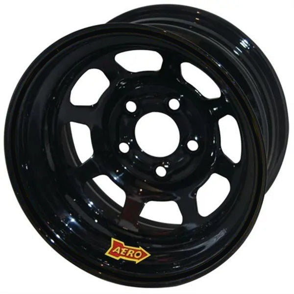 AERO RACE WHEELS 50-185020 15x8 2in. 5.00 Black