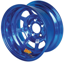 Load image into Gallery viewer, AERO RACE WHEELS 52-985040BLU 15x8 4in 5.00 Blue Chrome