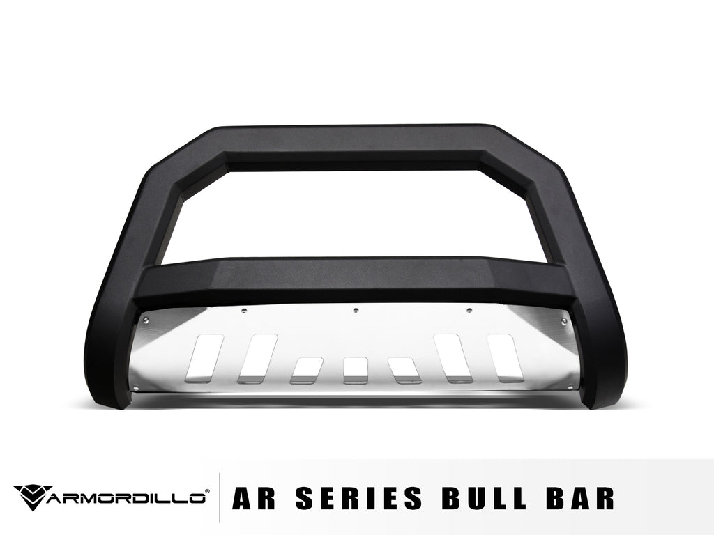 Armordillo 7178120 2007-2018 GMC Sierra 1500 AR Bull Bar - Matte Black W/Alum. Skid Plate for Select GMC Sierra 1500, GMC Sierra Limited