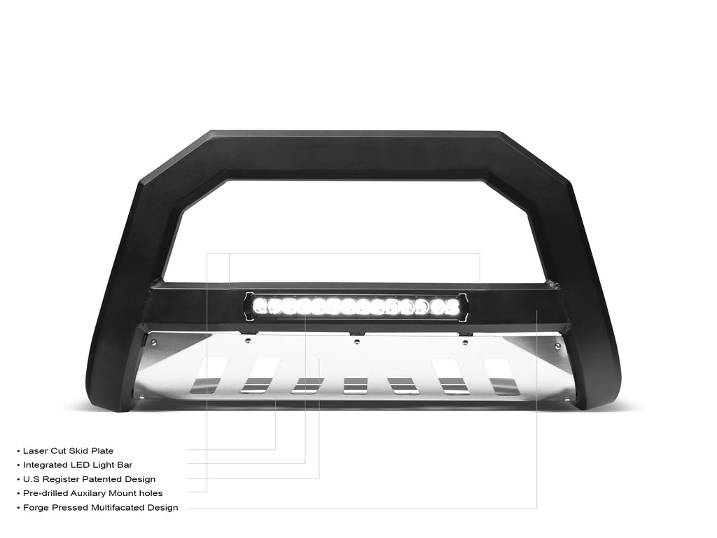 Armordillo 7179226 Matte Black AR Series Bull Bar for Select Mazda Tribute