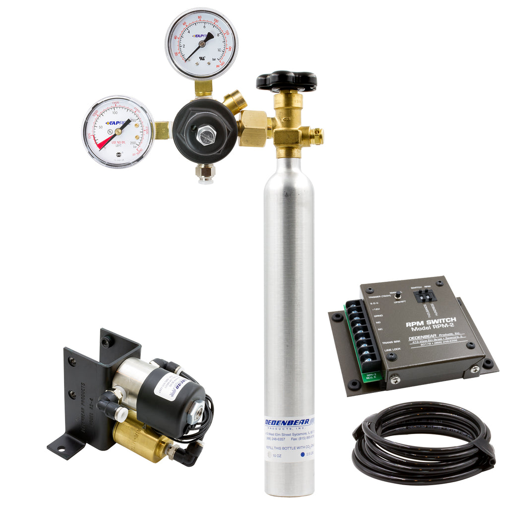 Dedenbear AS4K CO2 SHIFTER KIT, CO2 BOTTLE & RPM SWITCH, 2 & 3 SPD, FWRD PAT TUR ACT CHEETAH