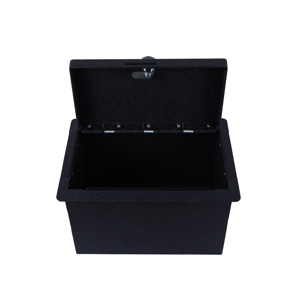 Black Horse Off Road ASGM01 Center Console Safe for Select Chevrolet Silverado 1500, Chevrolet Silverado HD, Chevrolet Silverado HD, GMC Sierra 1500, GMC Sierra HD, GMC Sierra HD