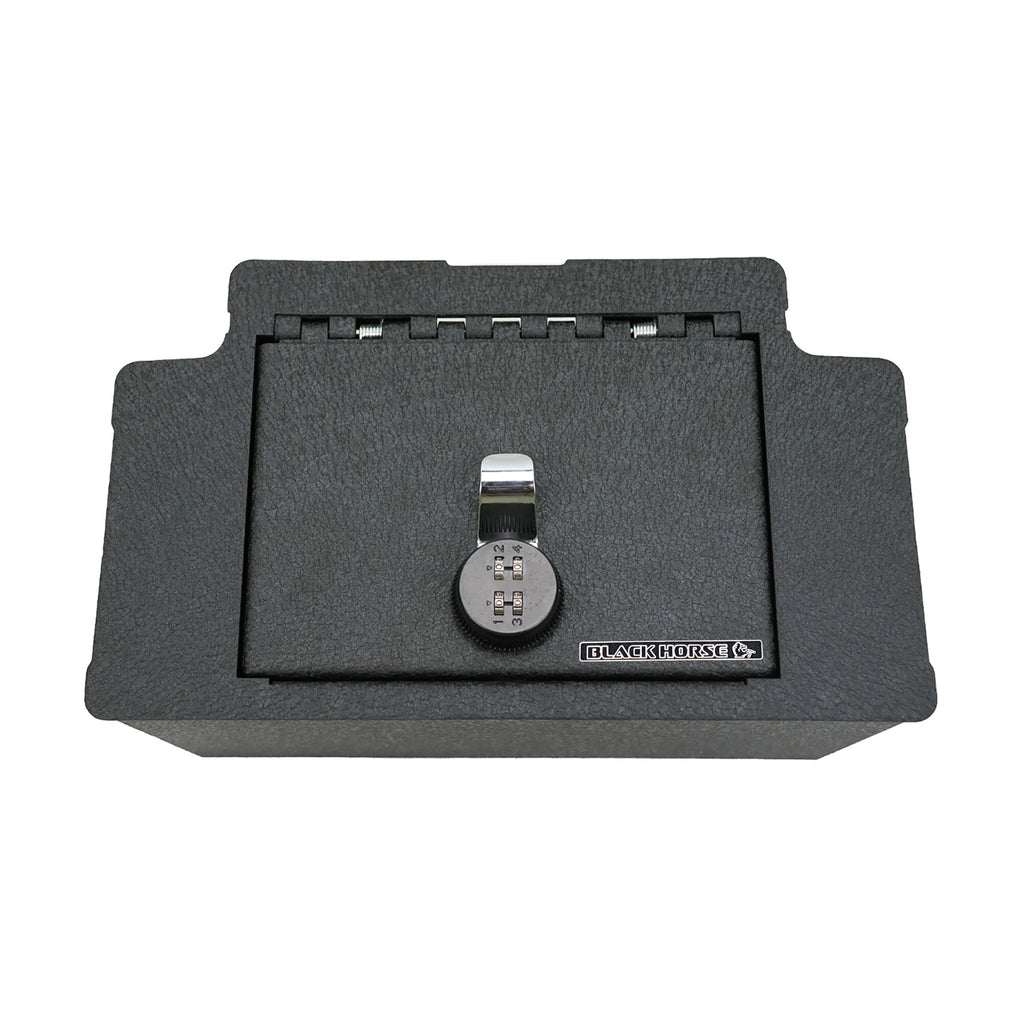 Black Horse Off Road ASGM02 Center Console Safe for Select Chevrolet Silverado 1500, GMC Sierra