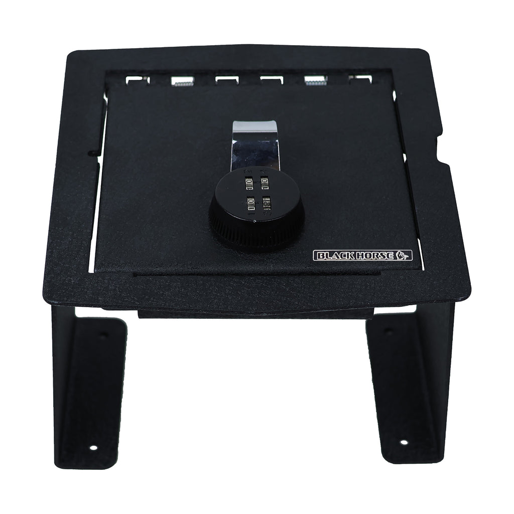 Black Horse Off Road ASJW01 Center Console Safe for Select Jeep Gladiator, Jeep Wrangler