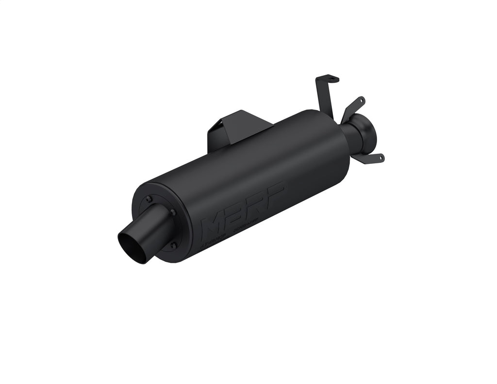 MBRP Exhaust AT-6502SP ATV Exhaust System With Sport Muffler for Select Polaris Hawkeye 2x4, Polaris Sportsman 400, Polaris Sportsman 400 HO, Polaris Sportsman 400 HO South Edition, Polaris Sportsman 450, Polaris Sportsman 450 HO, Polaris Sportsman 450