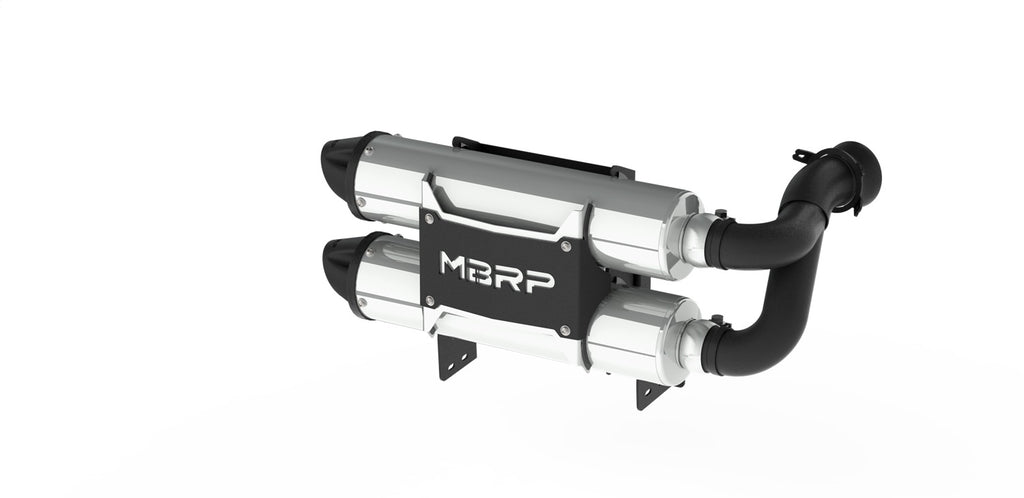 MBRP Exhaust AT-9208PT ATV Exhaust System With Performance Muffler for Select Can-Am Maverick X3 900 HO, Can-Am Maverick X3 DS Turbo, Can-Am Maverick X3 DS Turbo R, Can-Am Maverick X3 DS Turbo RR, Can-Am Maverick X3 Max DS Turbo, Can-Am Maverick X3 Max