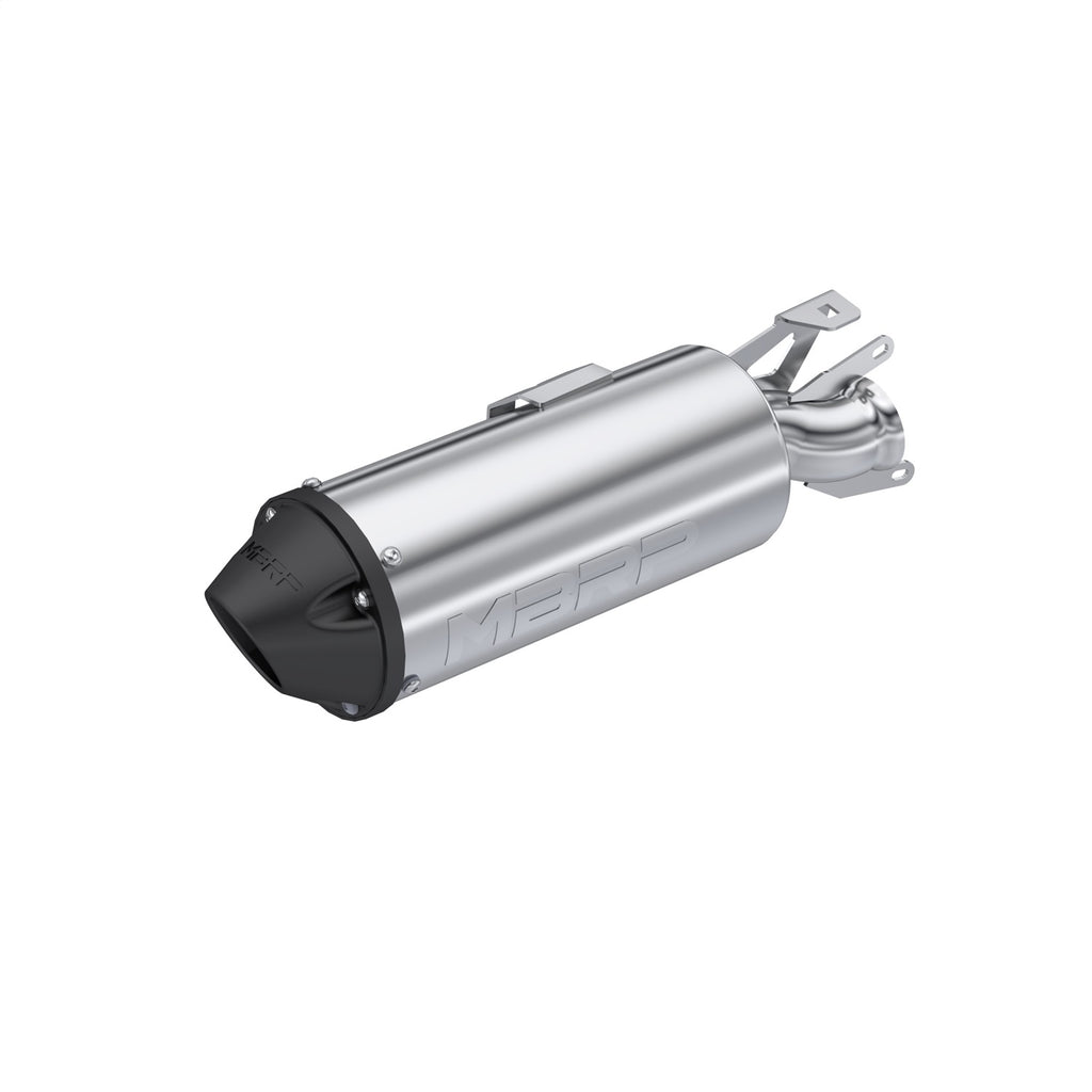 MBRP Exhaust AT-9502PT ATV Exhaust System With Performance Muffler for Select Polaris Hawkeye 2x4, Polaris Sportsman 400, Polaris Sportsman 400 HO, Polaris Sportsman 400 HO South Edition, Polaris Sportsman 450, Polaris Sportsman 450 HO, Polaris Sportsman