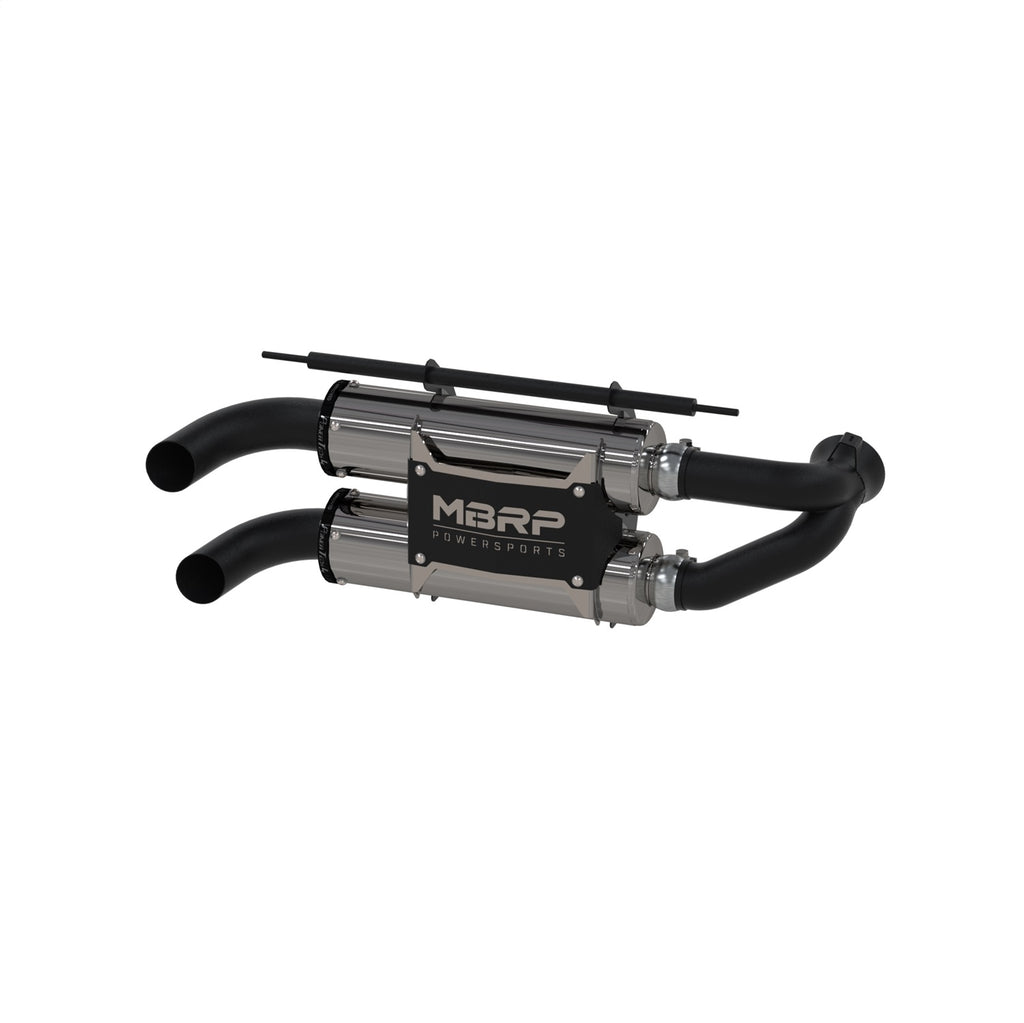 MBRP Exhaust AT-9515PT ATV Exhaust System With Performance Muffler for Select Polaris RZR 900, Polaris RZR 900 EPS LE