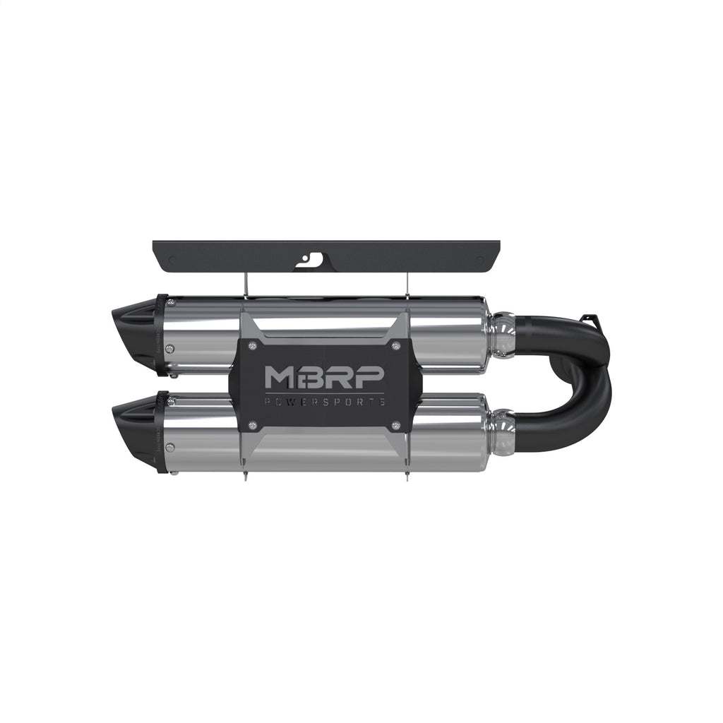 MBRP Exhaust AT-9516PT ATV Exhaust System With Performance Muffler for Select Polaris RZR XP EPS