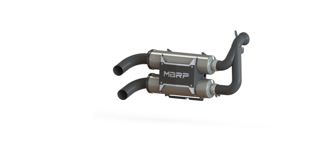 MBRP Exhaust AT-9520PT ATV Exhaust System With Performance Muffler for Select Polaris RZR 900, Polaris RZR 900 EPS, Polaris RZR 900 EPS Trail, Polaris RZR 900 EPS Trail Fox Edition LE, Polaris RZR 900 EPS XC Edition, Polaris RZR 900 Fox Edition, Polaris