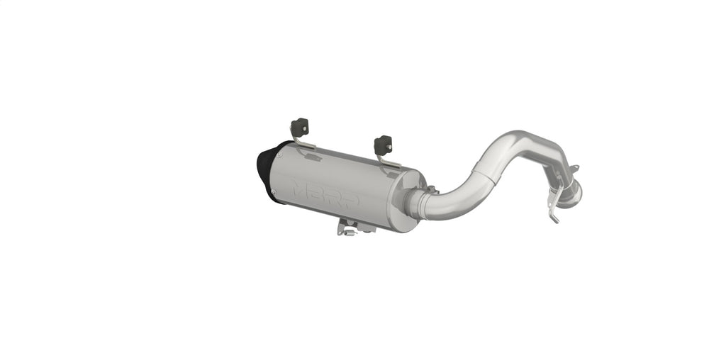 MBRP Exhaust AT-9523PT ATV Exhaust System With Performance Muffler for Select Polaris Sportsman XP, Polaris Sportsman XP Hunter Edition, Polaris Sportsman XP Premium, Polaris Sportsman XP Ride Command Edition, Polaris Sportsman XP S, Polaris Sportsman XP