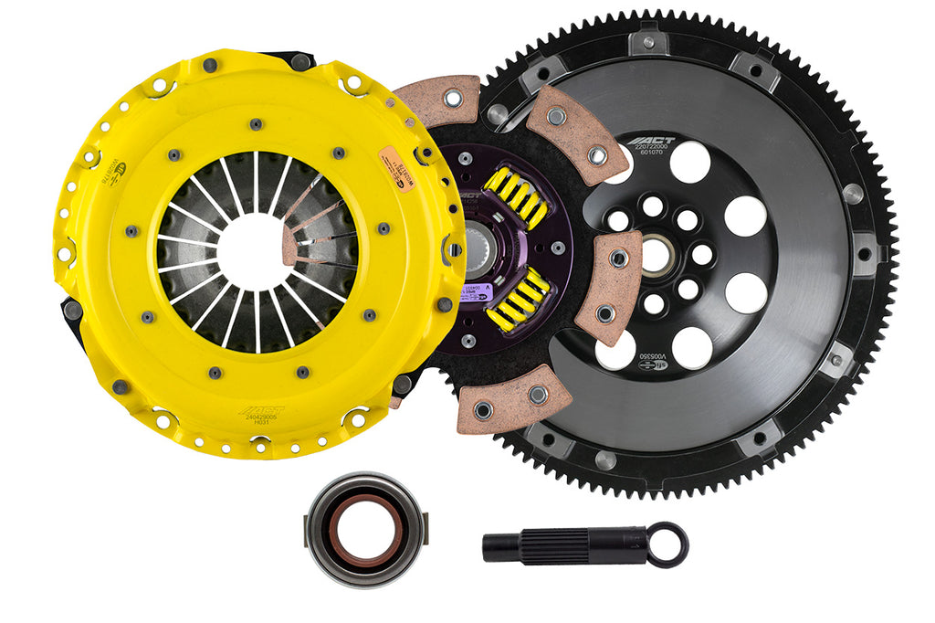 Advanced Clutch AT2-HDG6 ACT Heavy Duty Race Sprung 6 Pad Clutch Kit for Select Acura CL, Acura TL, Honda Accord