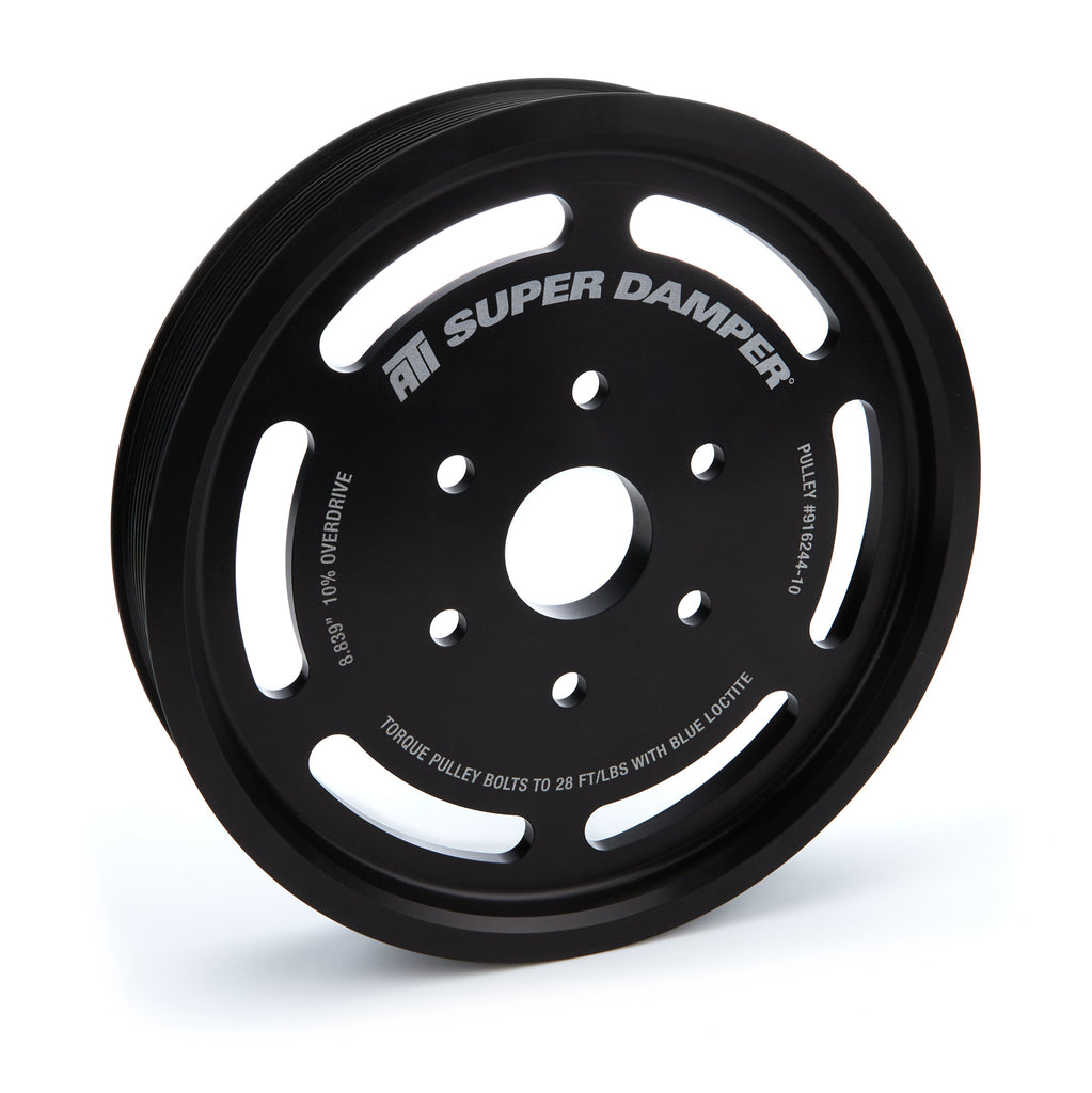 ATI PERFORMANCE 916244-10 Pulley - Supercharger 8.88 OD 11-GrooveALm.