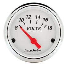 Load image into Gallery viewer, AUTOMETER 1391 Arctic White Voltmeter