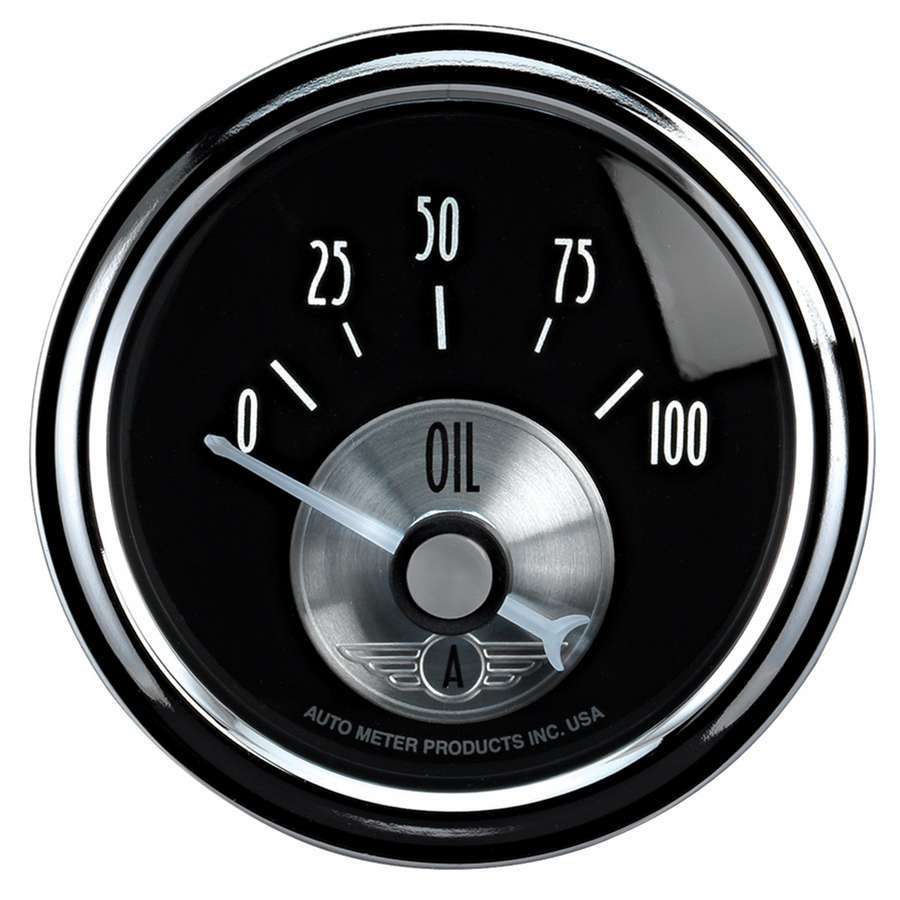 AUTOMETER 2028 2-1/16 B/D Oil Pressure Gauge 0-100psi