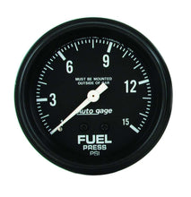 Load image into Gallery viewer, AUTOMETER 2311 0-15 Fuel Pressure A/Gag