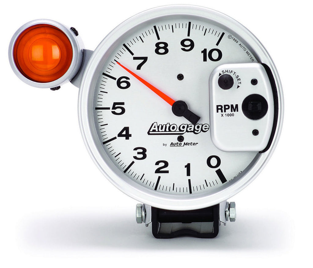 AUTOMETER 233911 5in Auto Gauge Tach -10K Silver Face