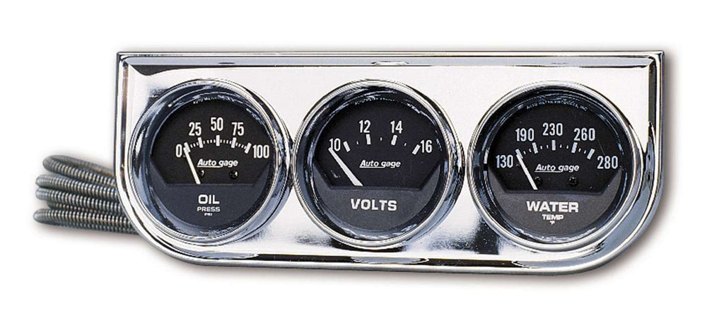 AUTOMETER 2349 2in Chrm Mech.Gauge Pnl