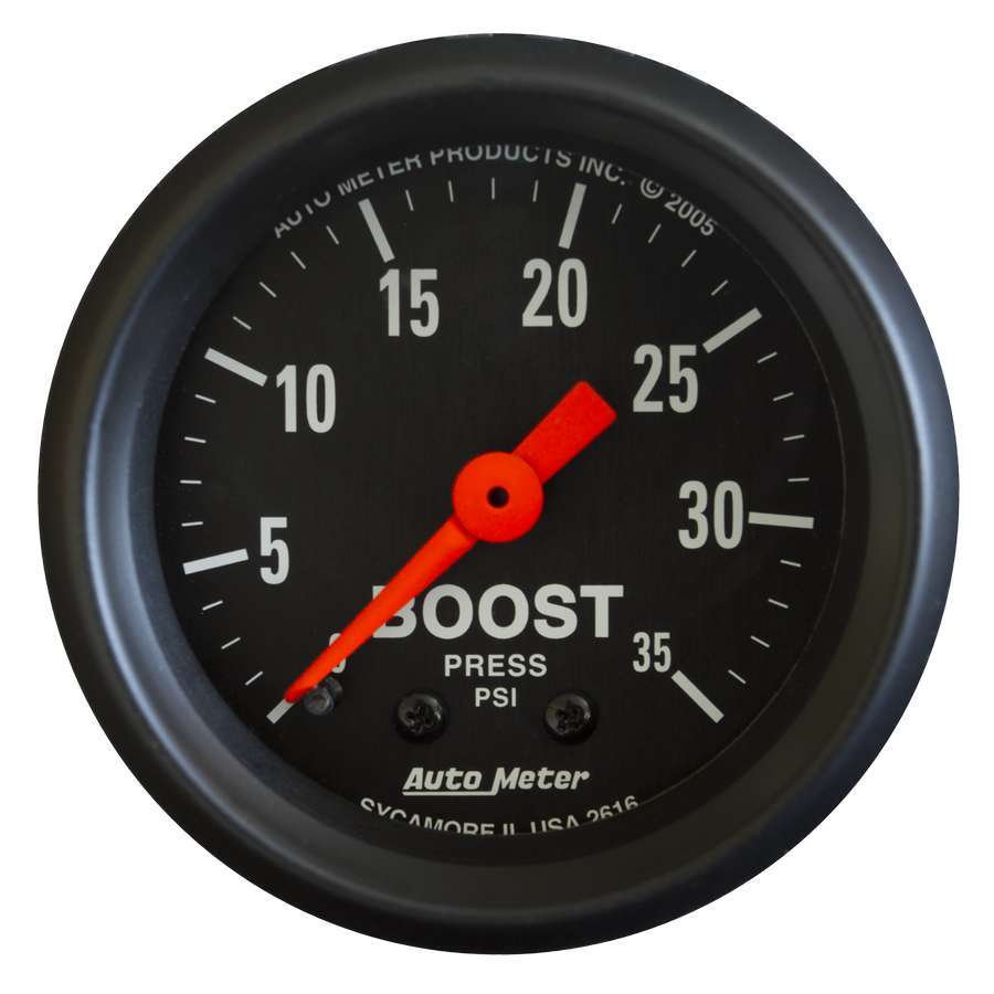 AUTOMETER 2616 2-1/16in Z-Series Boost Gauge 0-35psi