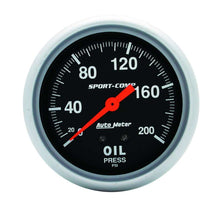 Load image into Gallery viewer, AUTOMETER 3422 0-200 Oil Pressure Gauge