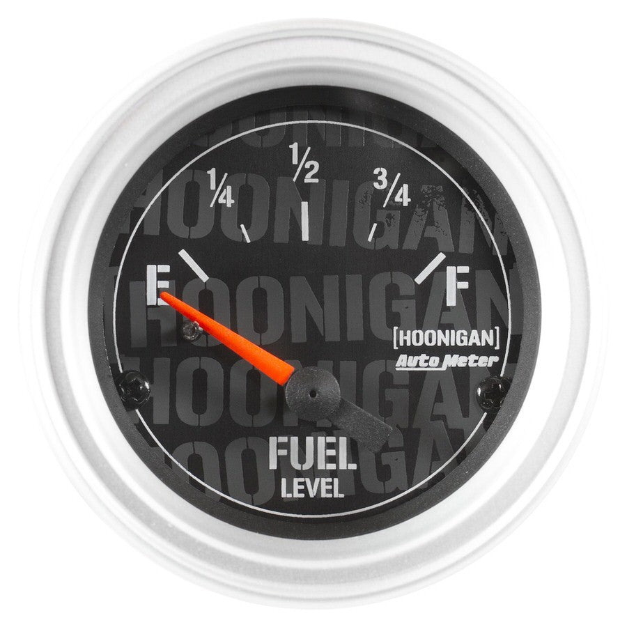 AUTOMETER 4316-09000 2-1/16in Fuel Level Gauge Hoonigan Series