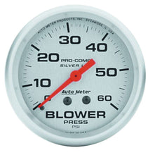 Load image into Gallery viewer, AUTOMETER 4602 2-5/8in Ultra-Lite 0-60 Blower Press. Gauge