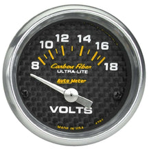 Load image into Gallery viewer, AUTOMETER 4791 C/F 2-1/16in Voltmeter 8-18 Volts