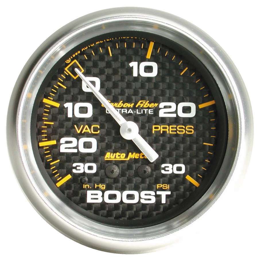 AUTOMETER 4803 C/F 2-5/8in Boost Gauge