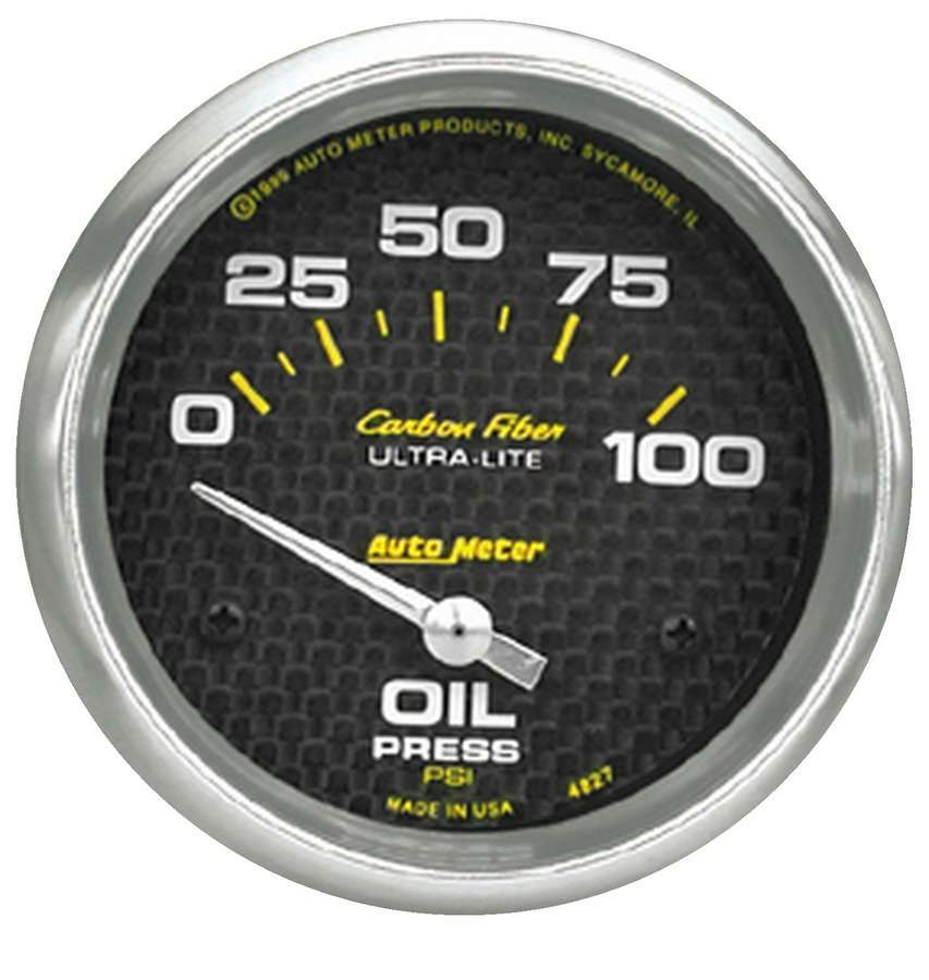 AUTOMETER 4827 C/F 2-5/8in Oil Pressure Gauge 0-100PSI