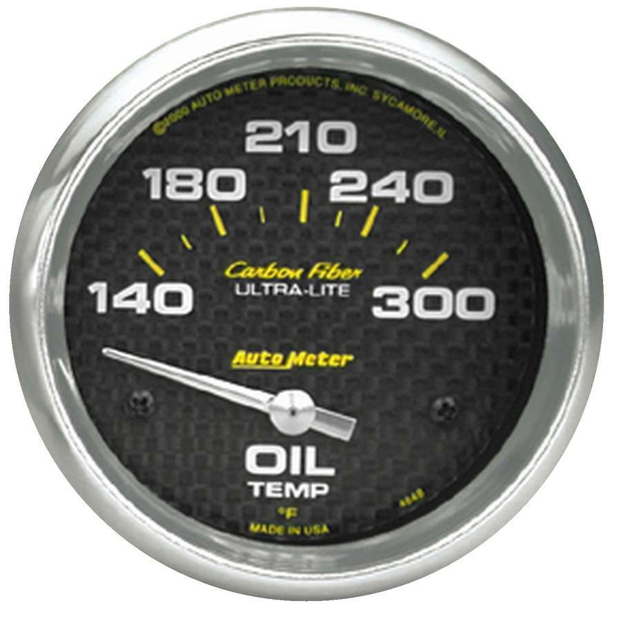 AUTOMETER 4848 2-5/8in C/F Oil Temp. Gauge 140-300