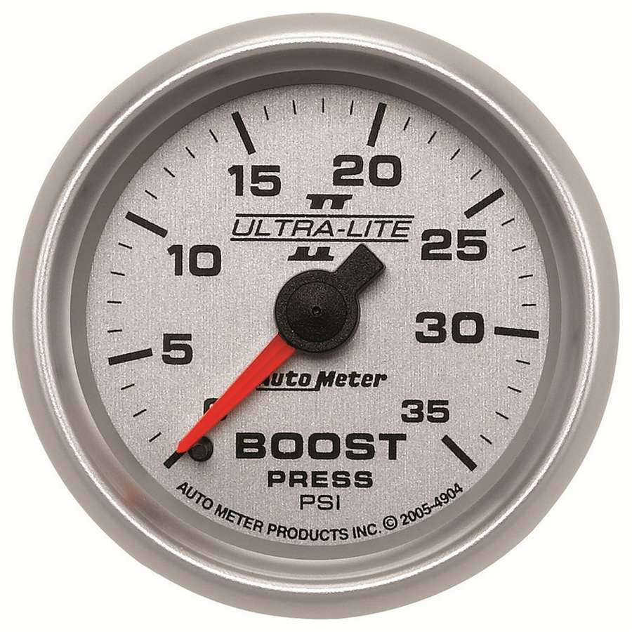 AUTOMETER 4904 2-1/16in U/L II Boost Gauge - 0-35psi