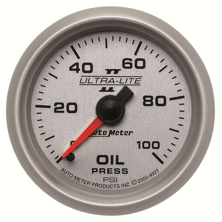 AUTOMETER 4921 2-1/16in U/L II Oil Pressure Gauge 0-100psi