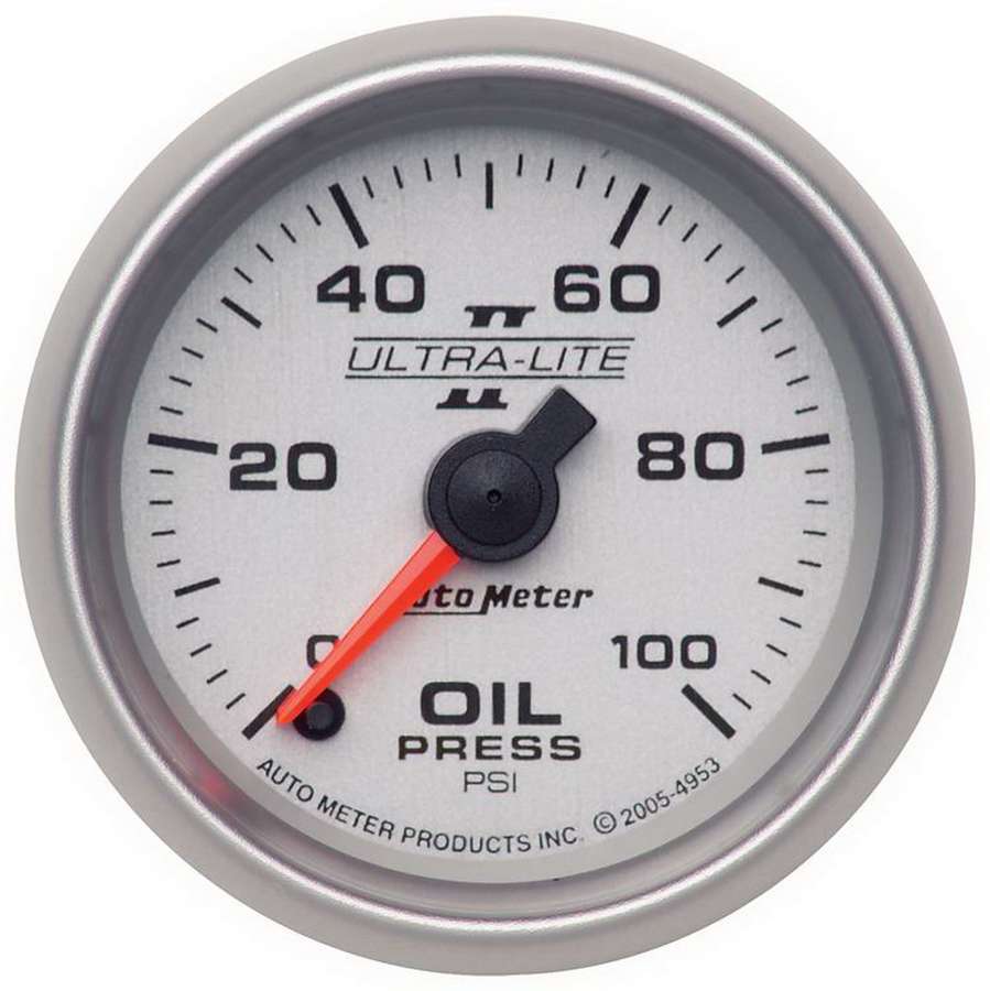 AUTOMETER 4953 2-1/16in U/L II Oil Pressure Gauge 0-100psi