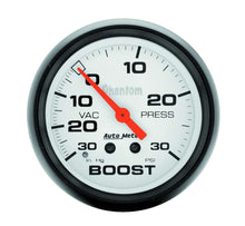 Load image into Gallery viewer, AUTOMETER 5803 2-5/8in Phantom Boost Gauge 30psi