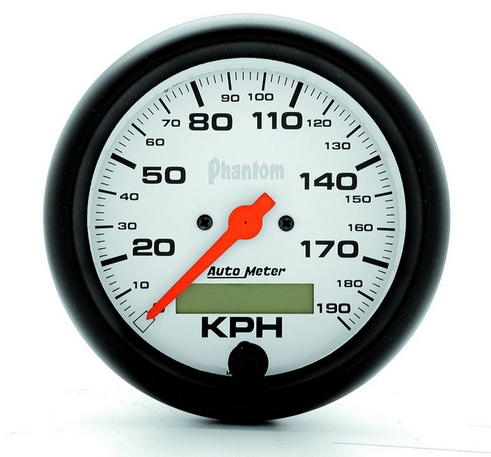 AUTOMETER 5887-M 3-3/8 Phantom Speedo - Metric 190KPH