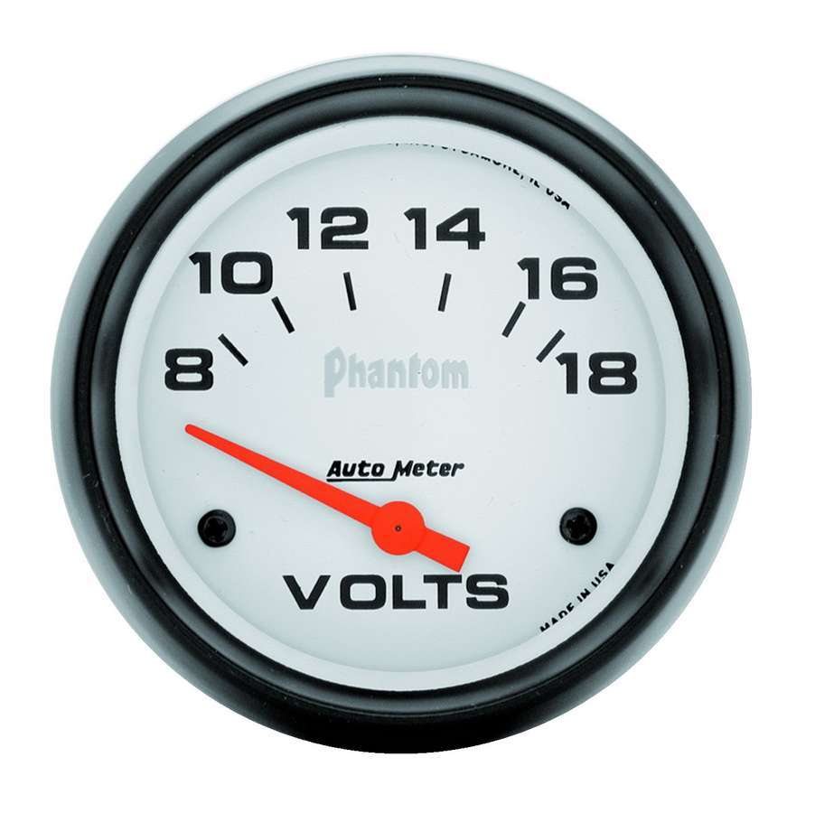 AUTOMETER 5891 2-5/8in Phantom Voltmeter 8-18 Volts