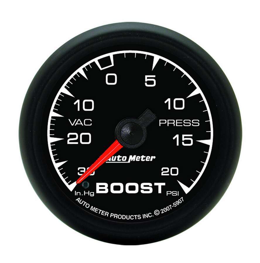 AUTOMETER 5907 2-1/16 ES Boost/Vacuum Gauge - HG/20psi