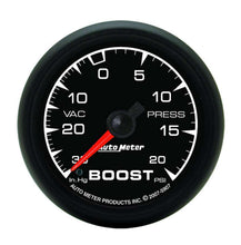 Load image into Gallery viewer, AUTOMETER 5907 2-1/16 ES Boost/Vacuum Gauge - HG/20psi