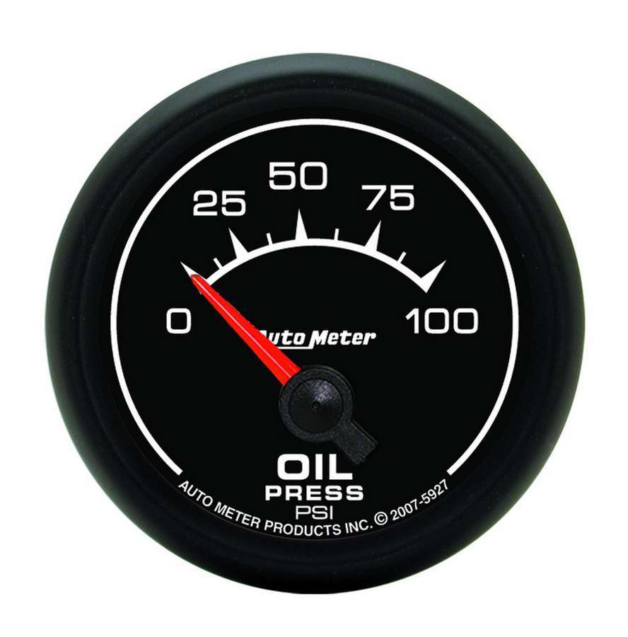 AUTOMETER 5927 2-1/16 ES Oil Pressure Gauge - 0-100psi