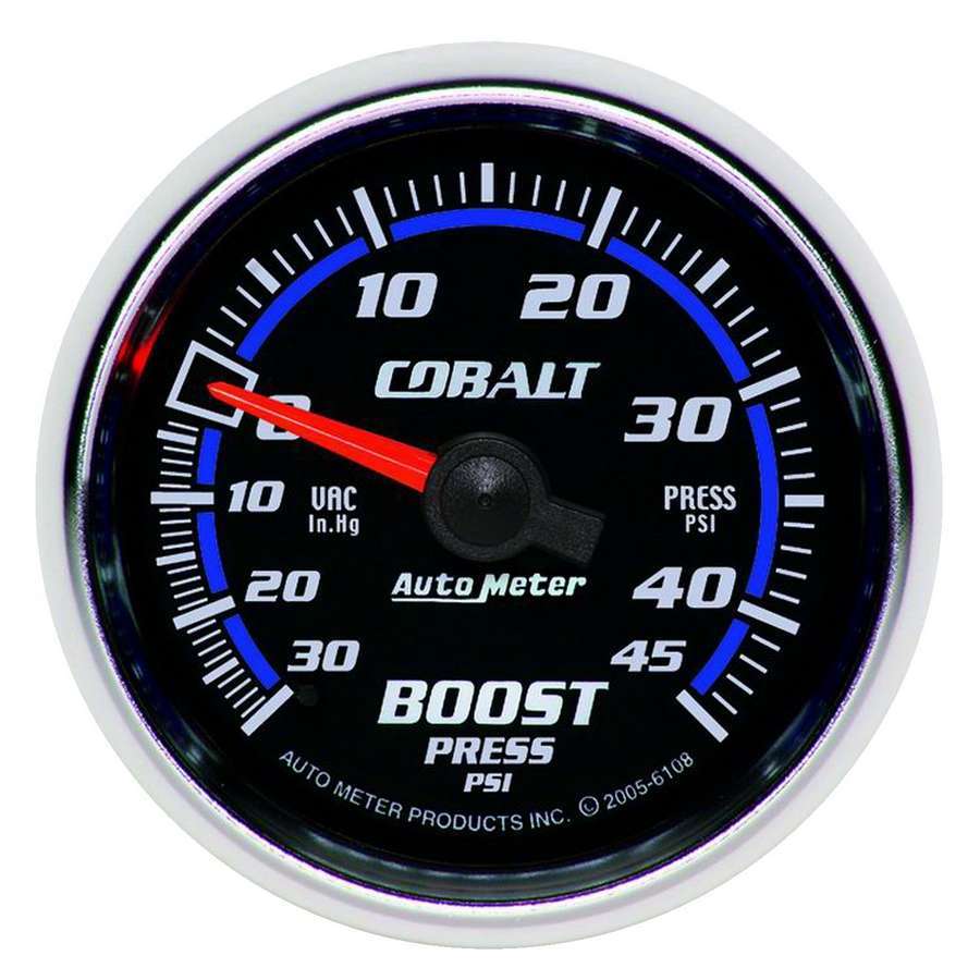 AUTOMETER 6108 2-1/16 C/S Boost/Vacuum Gauge 30/45