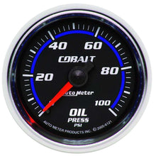 Load image into Gallery viewer, AUTOMETER 6121 2-1/16in C/S Oil Pressure Gauge 0-100psi