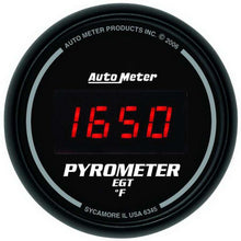 Load image into Gallery viewer, AUTOMETER 6345 2-1/16in DG/B Pyrometer/ EGT Gauge